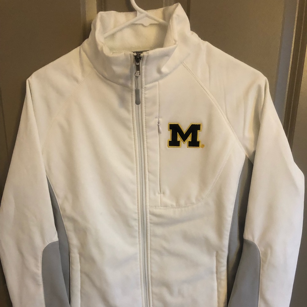 Michigan White lightweight jacket